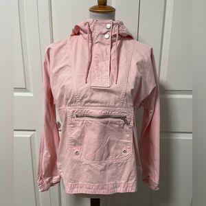 American eagle outfitters light pink half zip up jacket